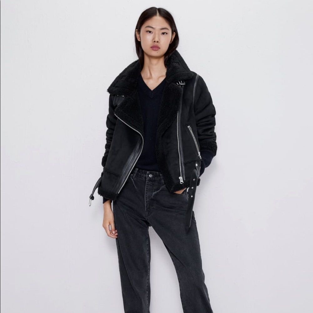 Double faced jacket black